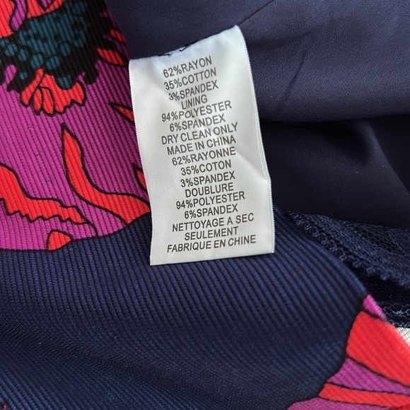 Trina Turk Coltrane Vanguard Floral Fail Button Dress - Picture 11 of 11